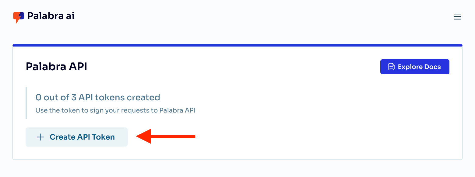Create Keys Button Create Keys Button